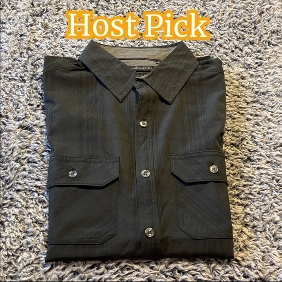 ✅4X Host Pick✅ Kenneth Cole Slim Fit Shirt, Small - Picture 1 of 9